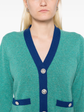 Turquoise Cashmere Cardigan