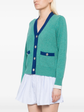 Turquoise Cashmere Cardigan