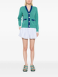 Turquoise Cashmere Cardigan