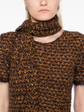 Knit Top, Skirt & Scarf Set