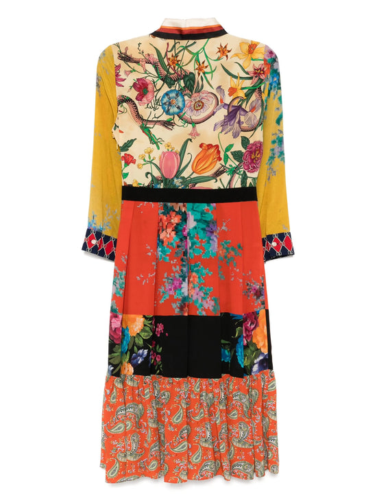 Multicolour Printed Shirt Dress
