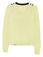 Green V-Neck Long-Sleeve Knit Jumper