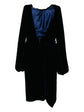 Navy Velvet Dress