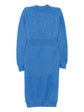 Blue Mohair Long Sleeve Dress