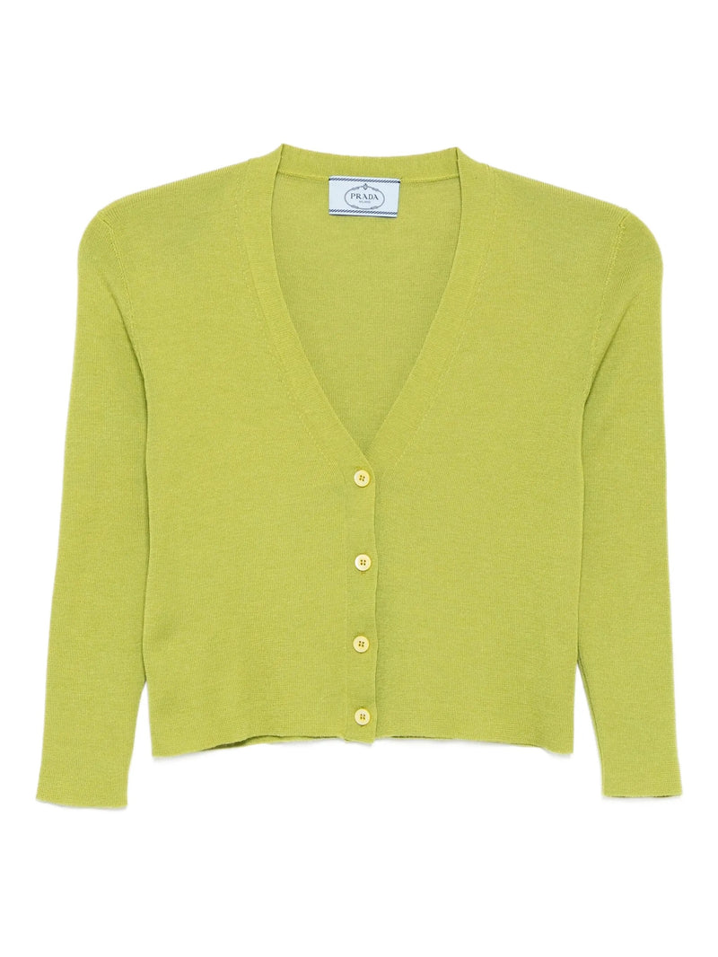 Green Knit Cardigan