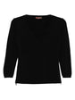 Black V-Neck Top
