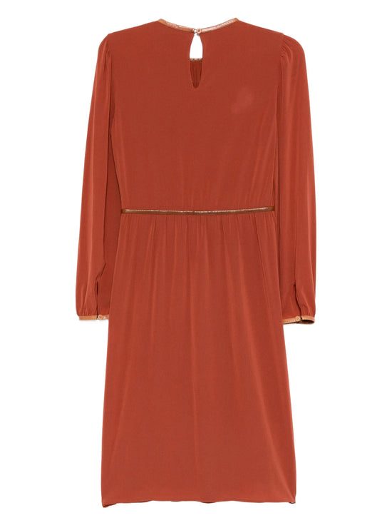 Prada dress with long sleeves on a white background