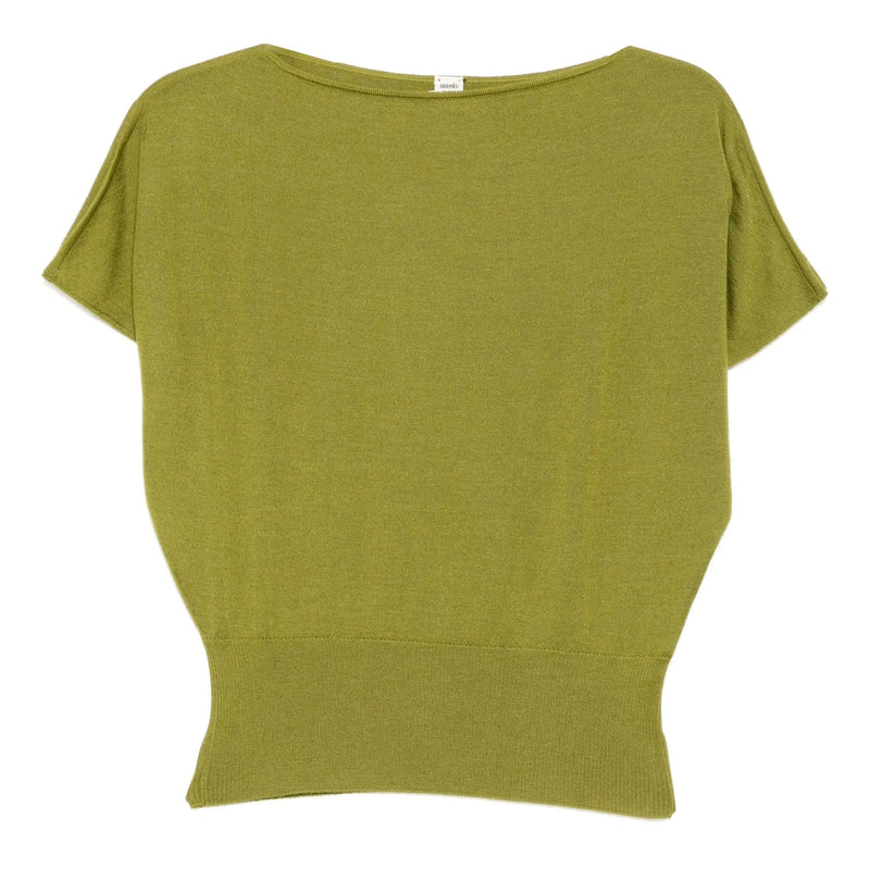Green Cashmere Top