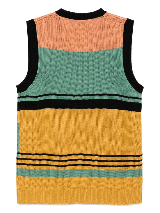 Geometric Knit Sweater Vest