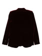Burgundy Velvet Blazer