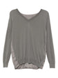 Grey Knit Top