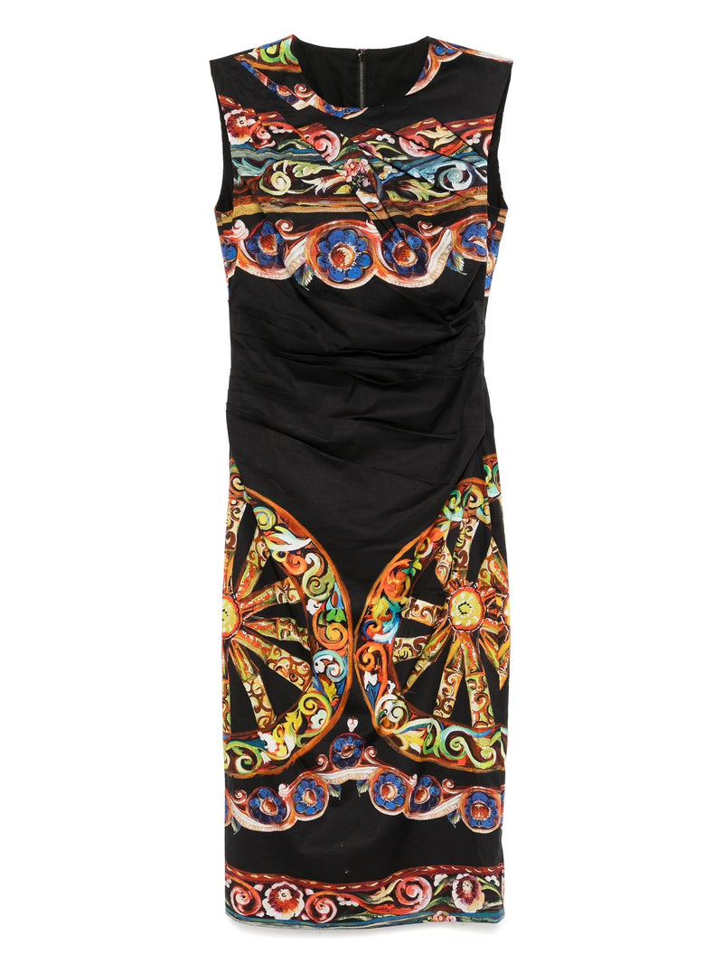 Dolce & Gabbana Printed Midi Dress