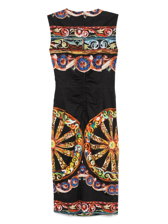 Dolce & Gabbana Printed Midi Dress