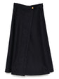 Celine Navy Wool Skirt in navy front