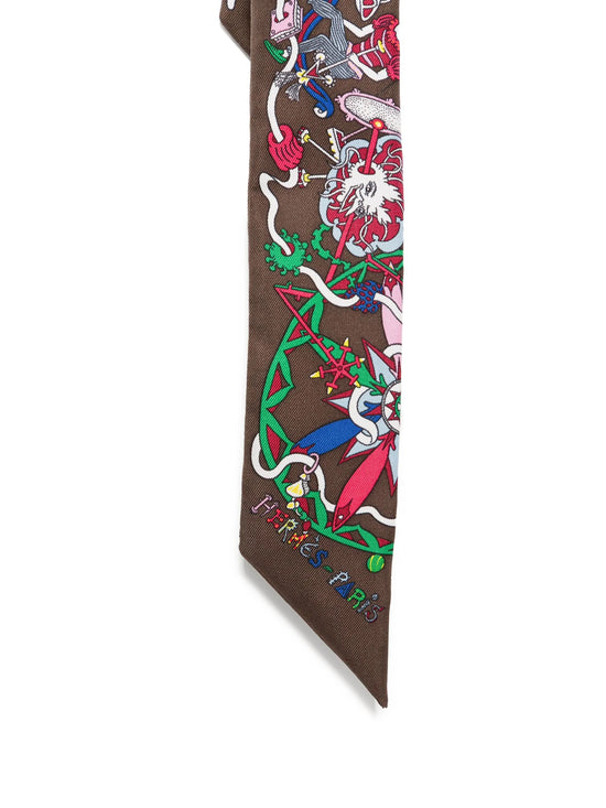 La Folle Parade Silk Twilly