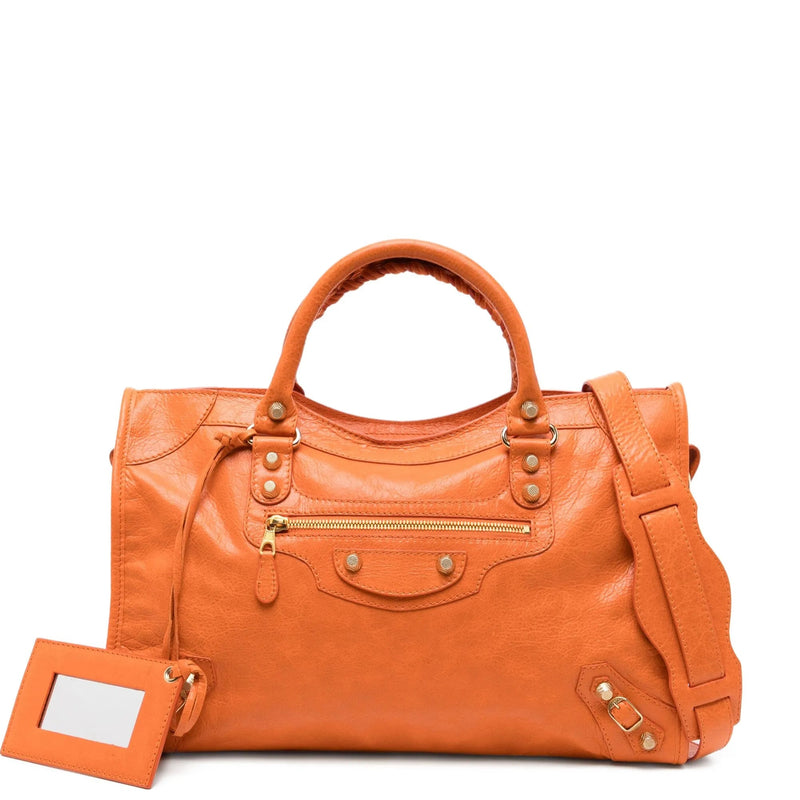 Balenciaga City Bag Medium Orange