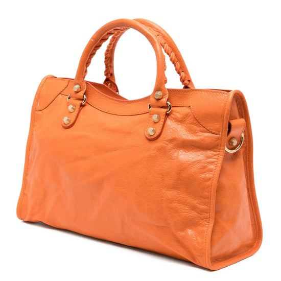 Balenciaga City Bag Medium Orange