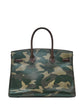 Birkin 35 Customised Camouflage Ebene GHW