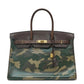 Birkin 35 Customised Camouflage Ebene GHW