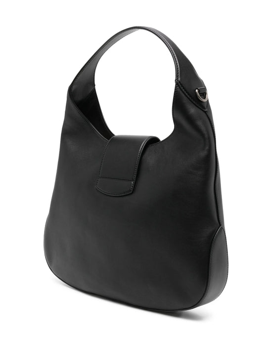 Web Stripe Dionysus Hobo Bag Black