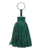 Leather Carmen Key Ring Green