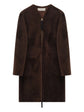 Marni Brown Shearling Coat