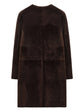 Marni Brown Shearling Coat