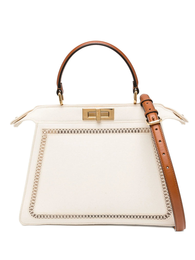 Vitello Ajour Embroidered Peakaboo I SEE U Bag