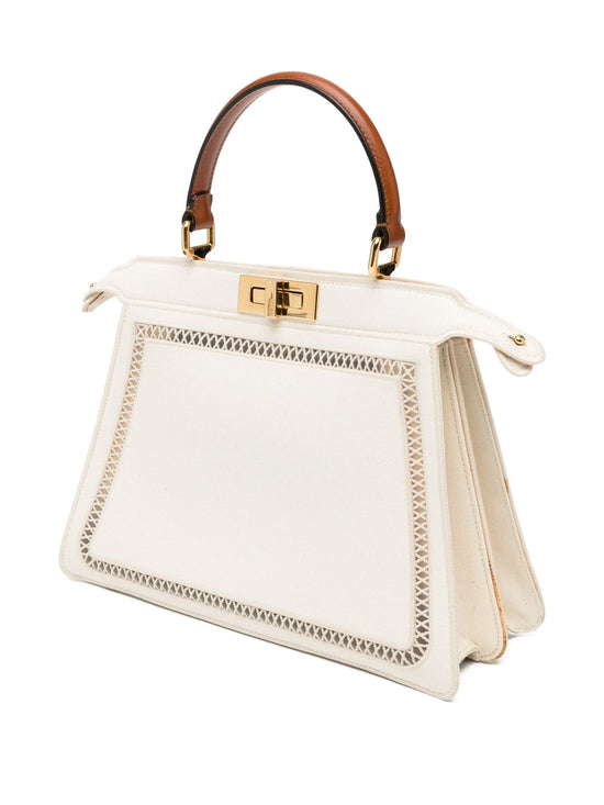 Vitello Ajour Embroidered Peakaboo I SEE U Bag