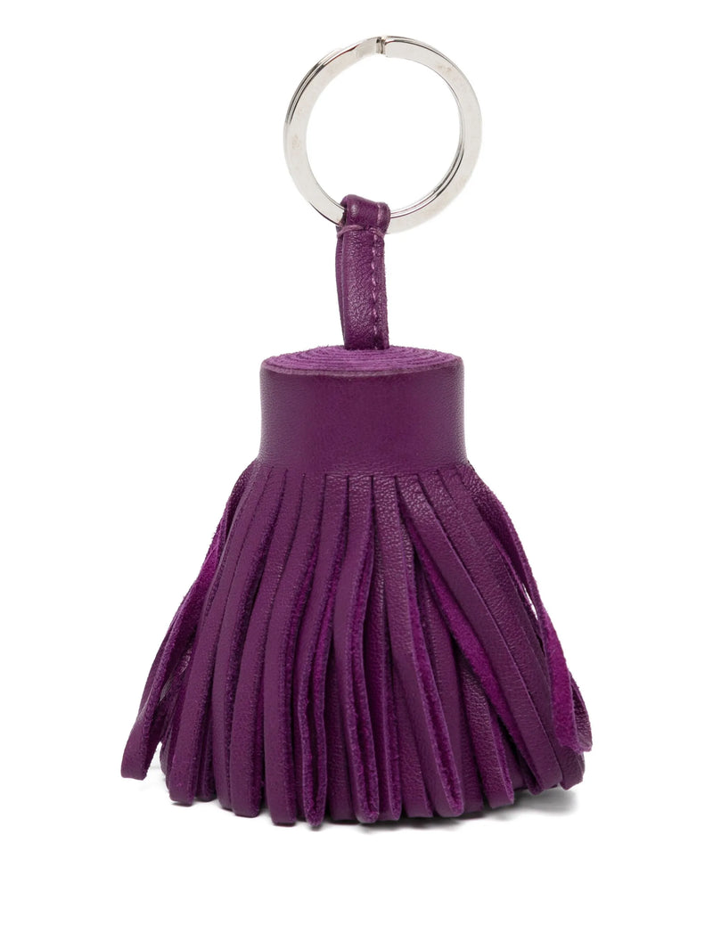 Leather Carmen Key Ring Anemone