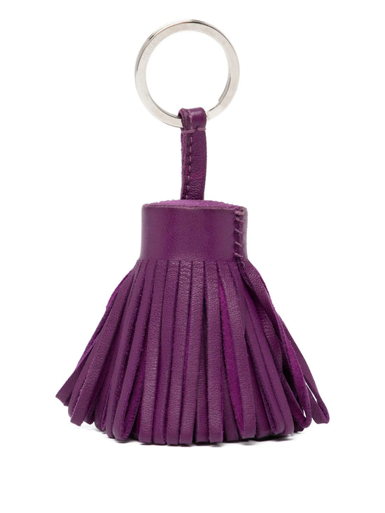 Leather Carmen Key Ring Anemone