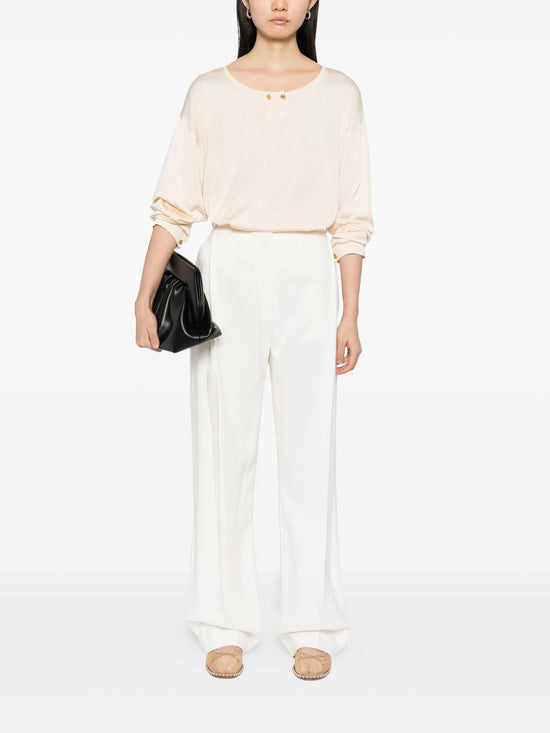 Long Sleeve Top Cream