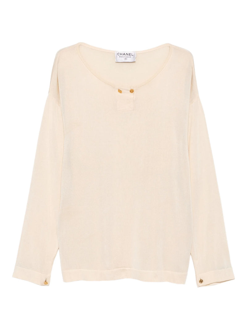 Long Sleeve Top Cream