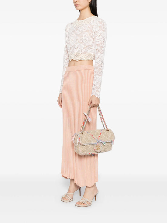 2010 Straw Flap Bag