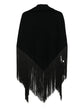 Black Fringe Shawl