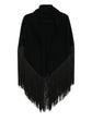 Black Fringe Shawl