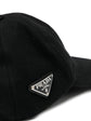 Black Logo Plaque Cap