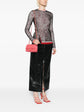 Chanel Classic Studded Flap Bag in Pink