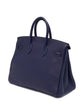 Birkin 25 Retourne Blue Sapphire Togo PHW