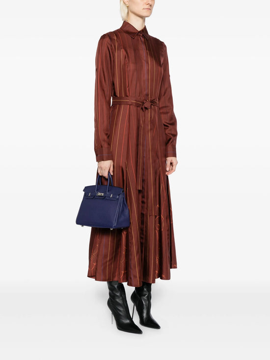 Birkin 25 Retourne Blue Sapphire Togo PHW