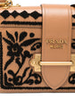 Cahier Embroidered Shoulder Bag Beige
