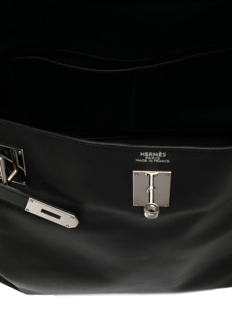 Hermès Kelly Relax 50 Swift PHW in Black