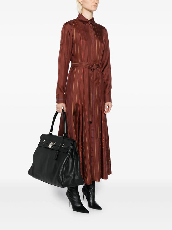 Hermès Kelly Relax 50 Swift PHW in Black