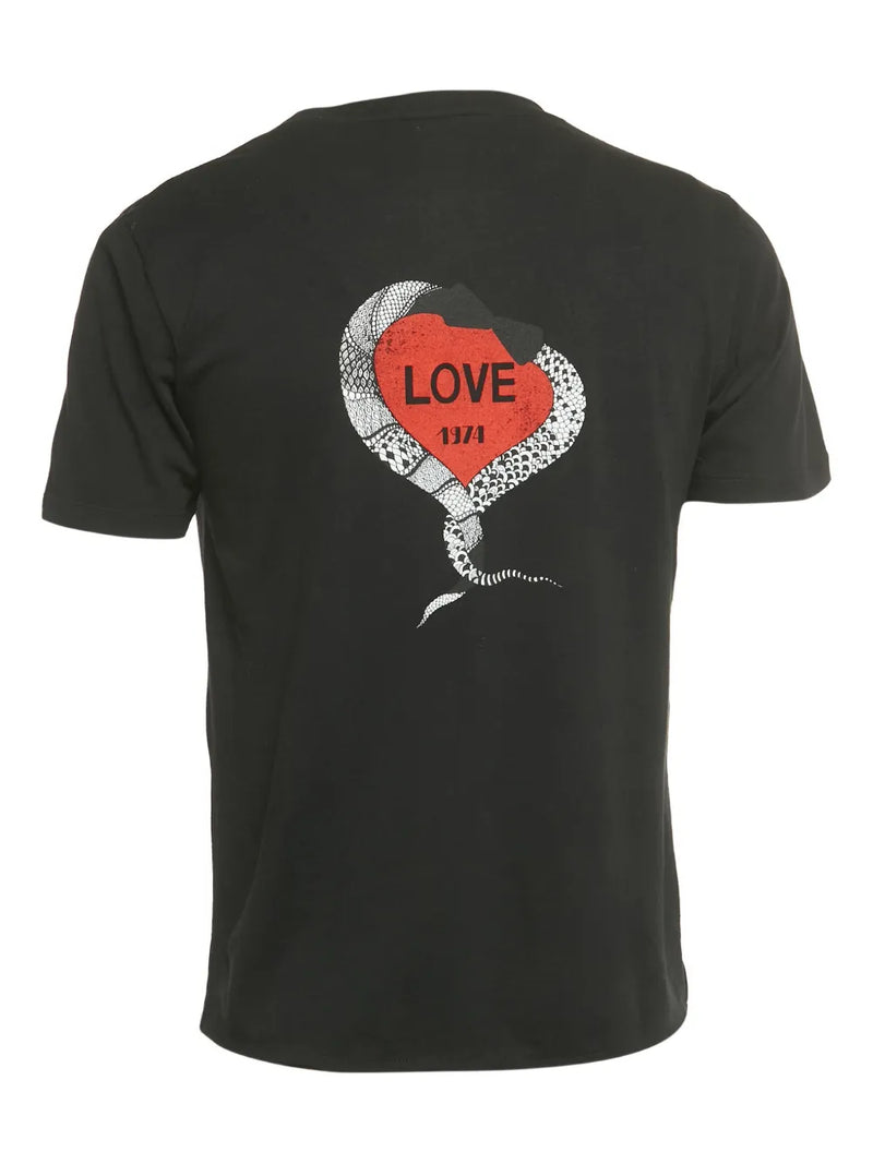 Love 1971 Printed Cotton T-Shirt - view 2