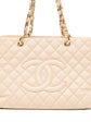 Grand Shopping Tote Beige GHW