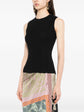 Black Ribbed Top