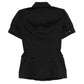 Black Short-Sleeve Horsebit Shirt