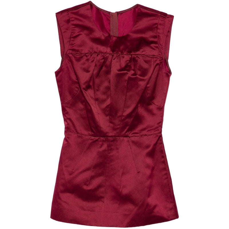 SS 2007 Ruby Sleeveless Silk Top