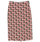 Cloqué Jacquard Floral Pencil Skirt