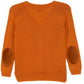 Burnt Orange Cashmere V-Neck Cardigan - view 2